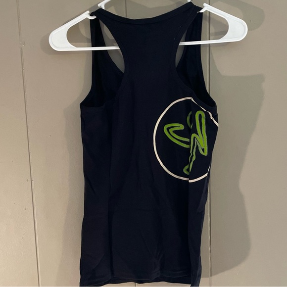 Zumba black and green tank top - Picture 3 of 3